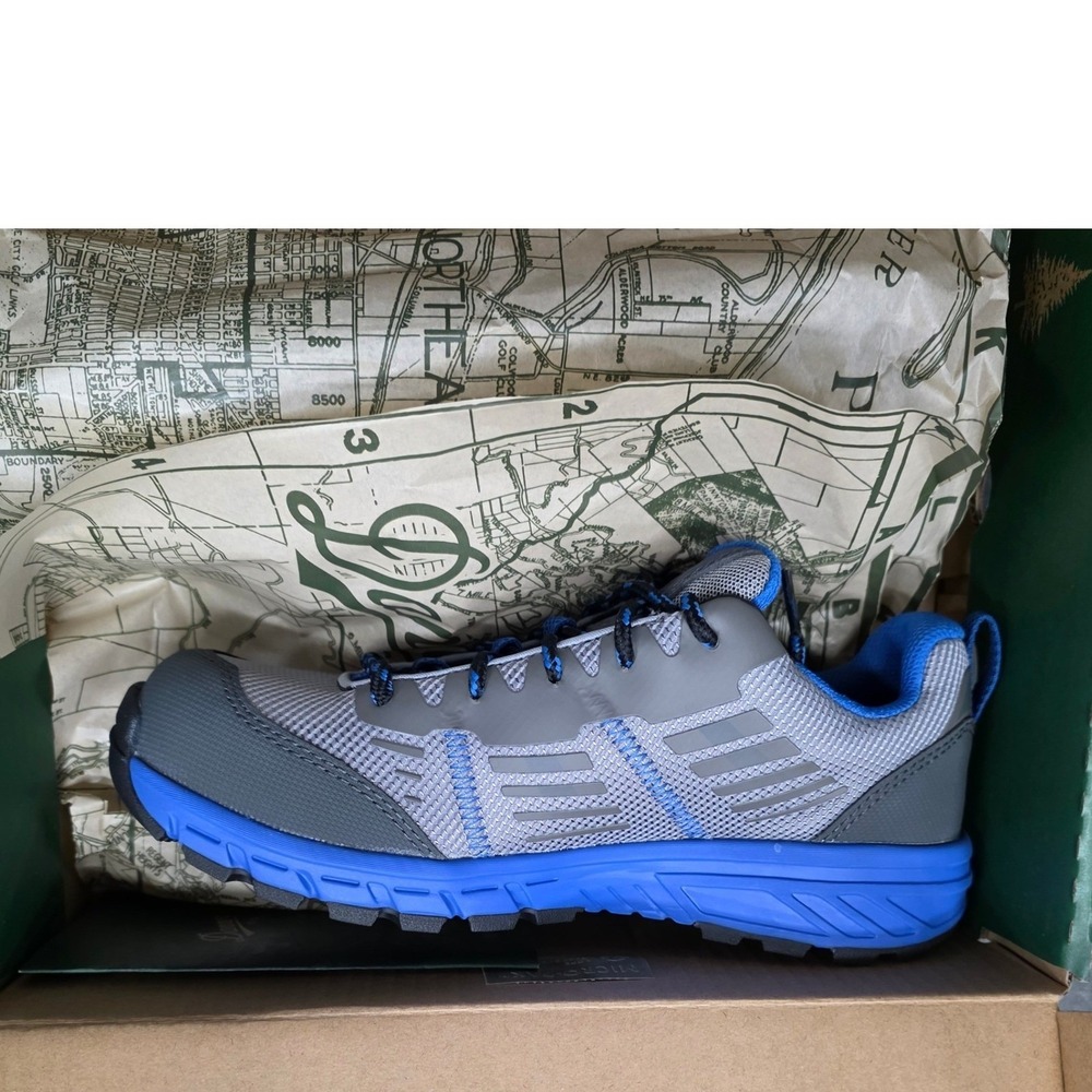 Danner Womens Non Metallic Comp Toe Safety Work Shoes Gray Blue Sz 7 US‎ 12381
